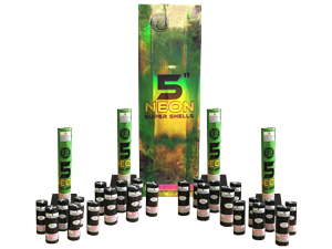 Neon 5inch 60 gram canister shells
